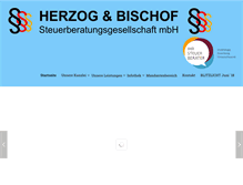 Tablet Screenshot of herzog-bischof.com